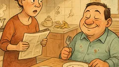 Banc: Soția îi spune soțului, în bucătărie...