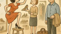 Banc: Soția îl întreabă pe soț…