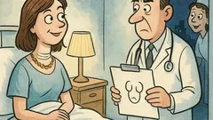 Banc: După operație, pacienta întreabă doctorul...